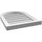 Ekena Millwork Round Top Surface Mount PVC Gable Vent w/ 2"W x 2"P Brickmould Sill Frame, 18"W x 24"H GVPRT18X2403SN - alternate 5